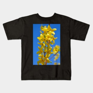 Forsythia Lynwood Flowers Kids T-Shirt